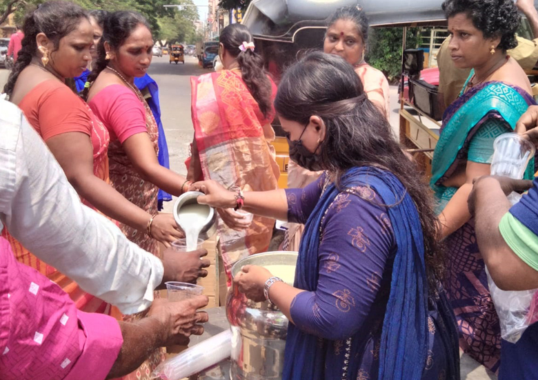 Provide 100 litre butter milk